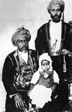 Sayyid Faisal bin Turki, GCIE (1864 – 4 October 1913) (Arabic: السيد فيصل بن تركي‏‎), historic spelling Fessul bin Turkee, ruled as Sultan of Muscat and Oman from 4 June 1888 – 4 October, 1913. He succeeded his father Turki bin Said as Sultan. Upon his death in 1913, he was succeeded by his eldest son Taimur bin Faisal.<br/><br/>

On assuming power in 1888, Faisal ibn Turki gradually found his authority over the interior weakened as tribal leaders increasingly perceived his dependence on British advisers as an inherent weakness. In 1895 he was forced to seek refuge at Jalali fort after Muscat was captured. British political agents frustrated his efforts to recapture Muscat, compelling him to court the French. He granted the French coaling facilities for their fleet at Bandar Jissah near Muscat.<br/><br/>

Determined to thwart any growth in French presence in what Britain considered its sphere of influence, Britain presented Faisal ibn Turki with an ultimatum in 1899 ordering the sultan to board the British flagship or Muscat would be bombarded. Having little recourse, Faisal ibn Turki capitulated. Publicly humiliated, his authority was irreversibly damaged. In 1903 he asked Lord George Nathaniel Curzon, viceroy of India, for permission to abdicate, but his request was denied.<br/><br/>

Responsibility for the capital was delegated to Said ibn Muhammad Al Said, while affairs of the interior fell to an ex-slave, Sulayman ibn Suwaylim. By 1913 control over the interior was completely lost, and a reconstituted imamate was again a threat to Muscat. In May 1913, Salim ibn Rashid al Kharusi was elected imam at Tanuf and spearheaded a revolt against the sultan that combined both Hinawi and Ghafiri tribal groups